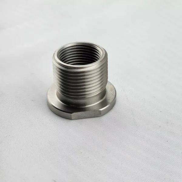 Stainless Barrel Thread Adapter 1/2-28 to 5/8-24 - Muzzle Device Adapter