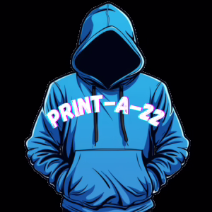 3 x Print-a-22 Hoodie Guy Sticker